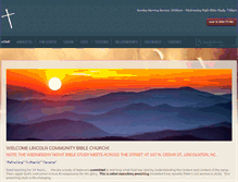 Tablet Screenshot of lincolncommunity.org